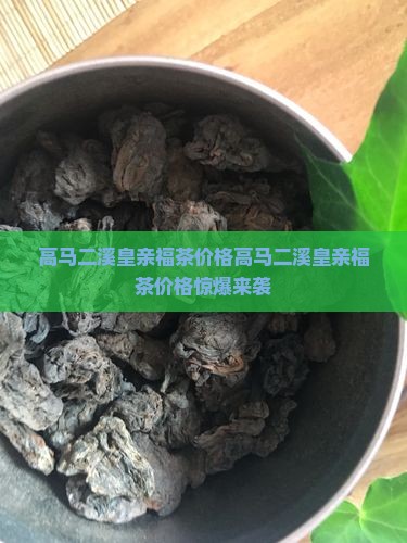 高马二溪皇亲福茶价格