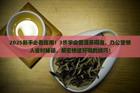普洱茶便捷闷泡