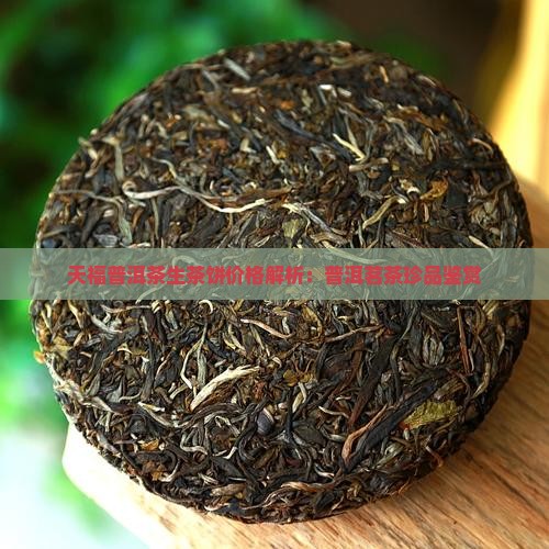 天福普洱茶生茶饼价格解析：普洱茗茶珍品鉴赏