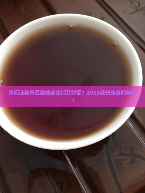 为何这款普洱茶味道浓郁又好喝？2023茶饮新宠的秘密！