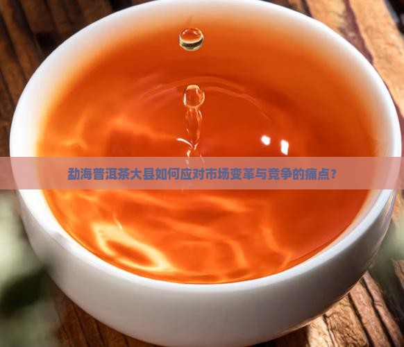 勐海普洱茶大县如何应对市场变革与竞争的痛点？