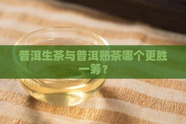 普洱生茶与普洱熟茶哪个更胜一筹？