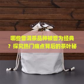 哪些普洱茶品种被誉为经典？探究热门痛点背后的茶叶秘密！