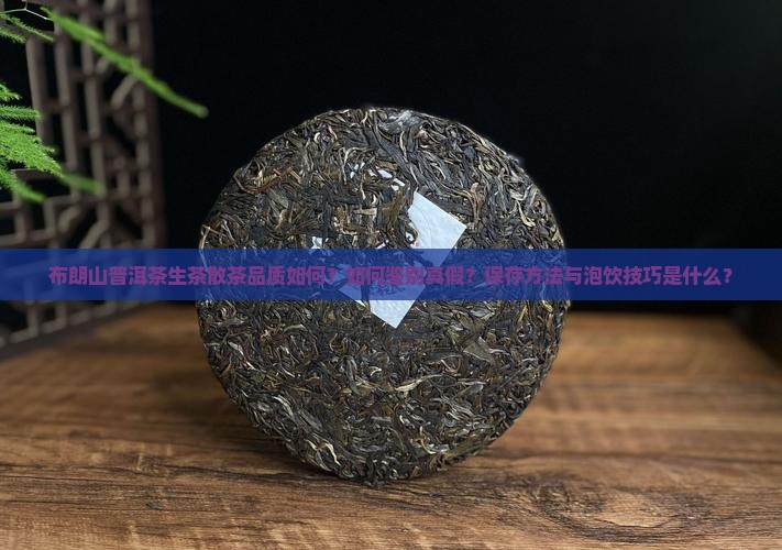 布朗山普洱茶生茶散茶品质如何？如何鉴别真假？保存方法与泡饮技巧是什么？