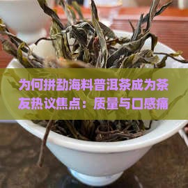 为何拼勐海料普洱茶成为茶友热议焦点：质量与口感痛点如何解决？