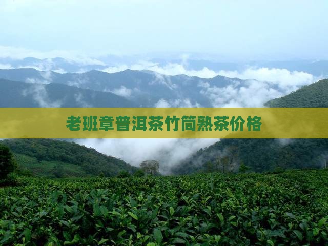 老班章普洱茶竹筒熟茶价格