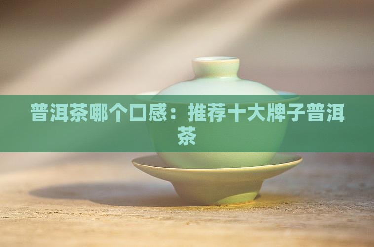 普洱茶哪个口感：推荐十大牌子普洱茶