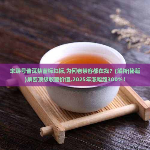 宋聘号普洱茶蓝标红标