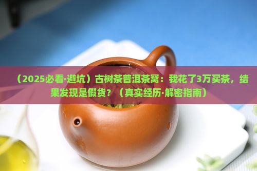 古树茶普洱茶窝