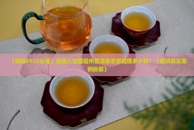 福州普洱茶总部招商