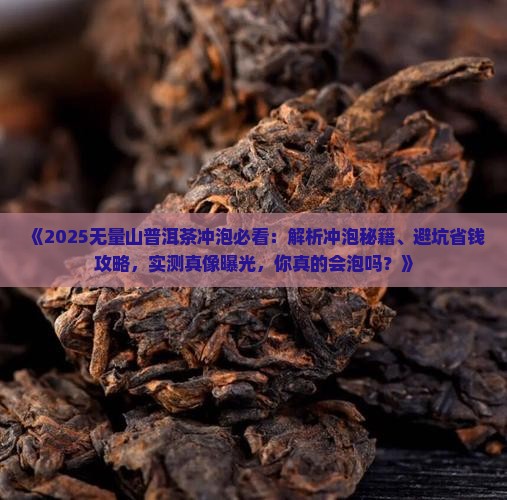 无量山普洱茶冲泡