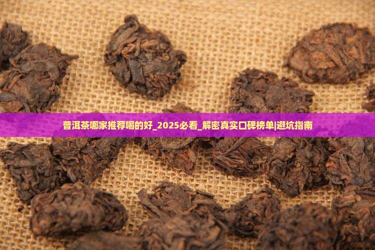 普洱茶哪家推荐喝的好