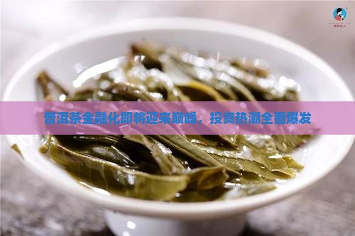 普洱茶金融化即将迎来巅峰