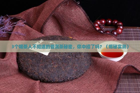 普洱茶的包容之美