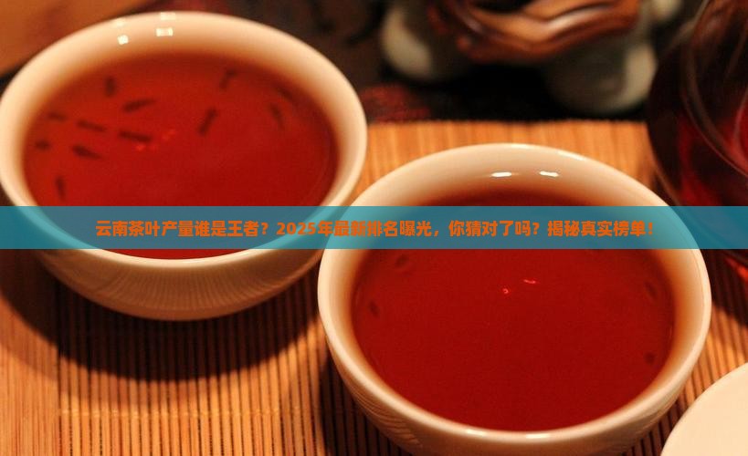 云南茶叶产量排名