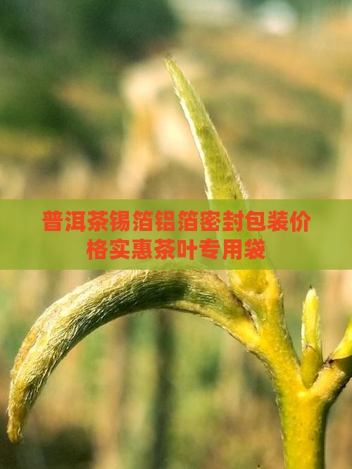 普洱茶专用锡箔袋