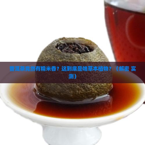 普洱茶糯米香草本植物