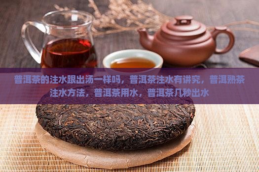 普洱茶的注水跟出汤
