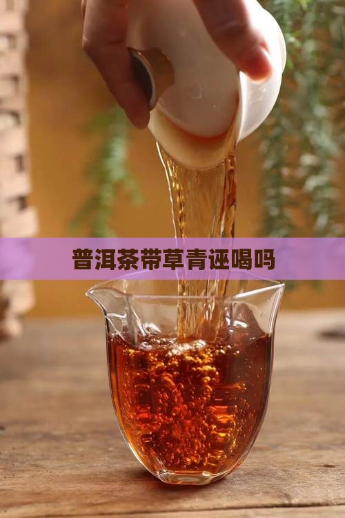 普洱茶带草青诬喝吗