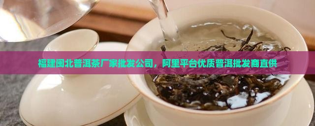 福建闽北普洱茶厂家批发公司，阿里平台优质普洱批发商直供
