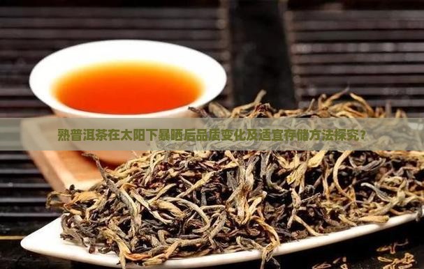熟普洱茶在太阳下暴晒后品质变化及适宜存储方法探究？