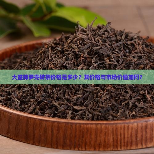 大益牌笋壳砖茶价格是多少？其价格与市场价值如何？