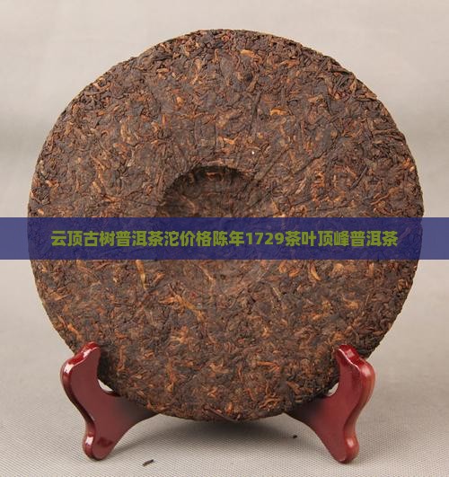 云顶古树普洱茶沱价格陈年1729茶叶顶峰普洱茶