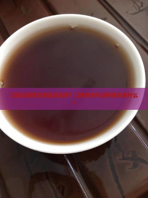 文道云牌普洱茶品质如何？口感特点与选购指南是什么？