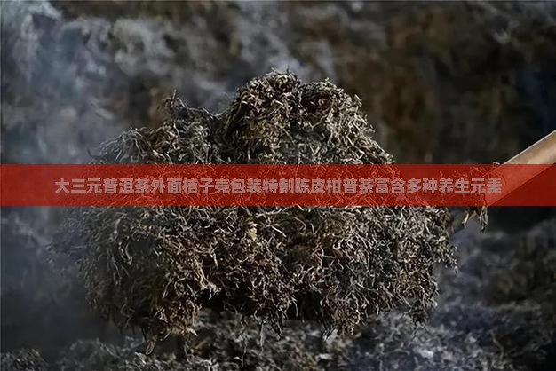 大三元普洱茶外面桔子壳包装特制陈皮柑普茶富含多种养生元素
