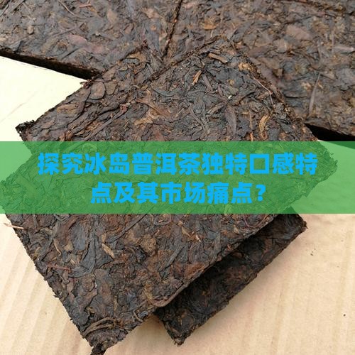 探究冰岛普洱茶独特口感特点及其市场痛点？