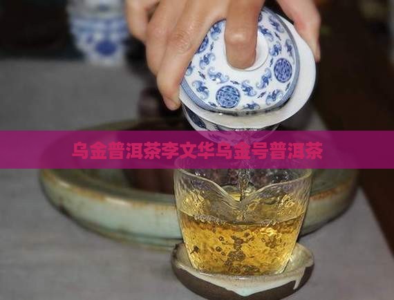 乌金普洱茶李文华乌金号普洱茶