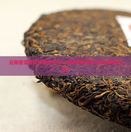 云南普洱茶究竟能泡几次？如何掌握泡茶次数以获得口感？