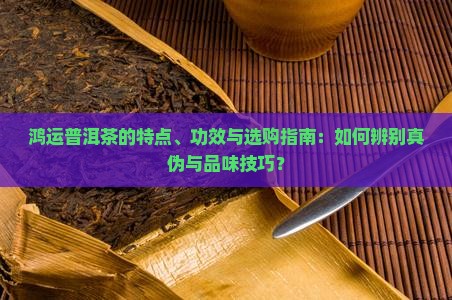 鸿运普洱茶的特点、功效与选购指南：如何辨别真伪与品味技巧？