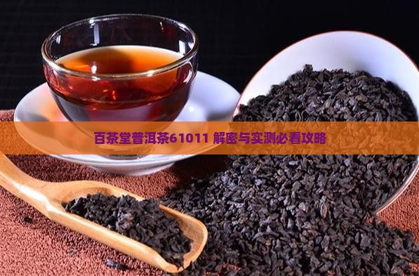 百茶堂普洱茶61011