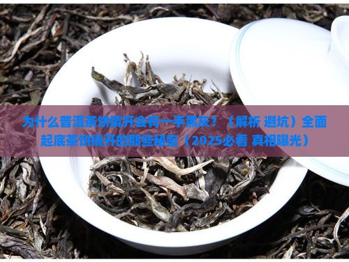 普洱茶饼撬开一手黑灰