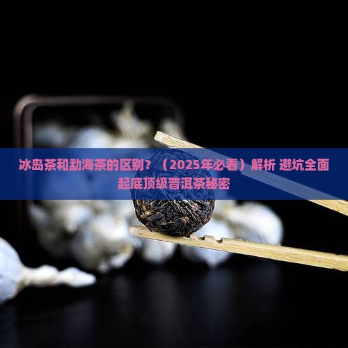 冰岛茶和勐海茶的区别