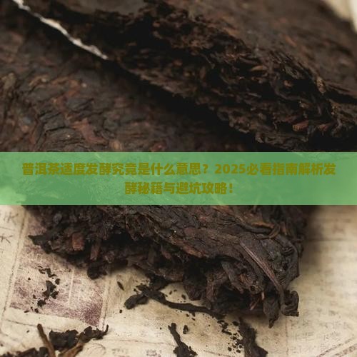 普洱茶适度发酵是什么意思