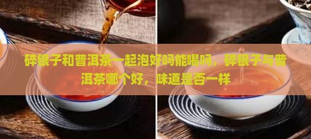 碎银子和普洱茶一起泡好吗