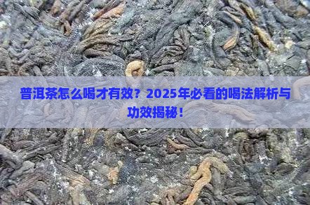 普洱茶的喝法功效与作用