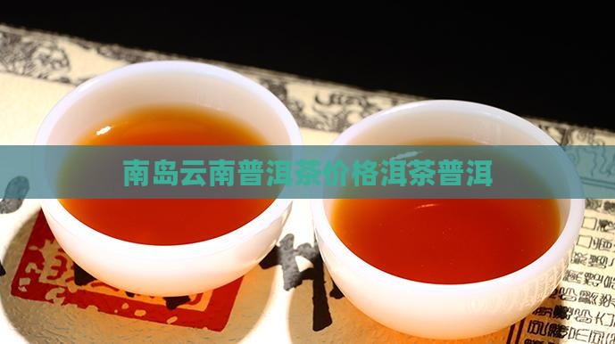 云南南岛河茶叶普洱茶