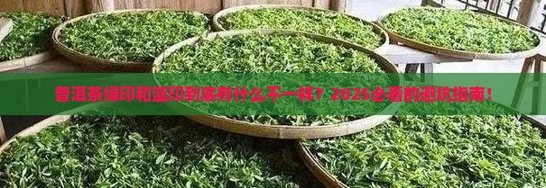 普洱茶绿印和蓝印