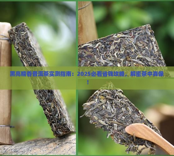 黑亮糯香普洱茶