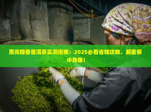 黑亮糯香普洱茶