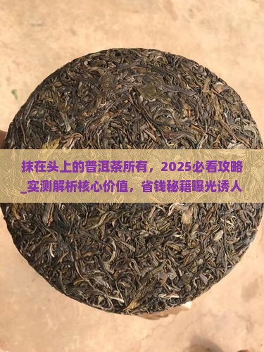 抹在头上的普洱茶所有品牌