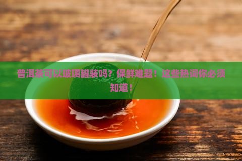 普洱茶可以玻璃罐装吗