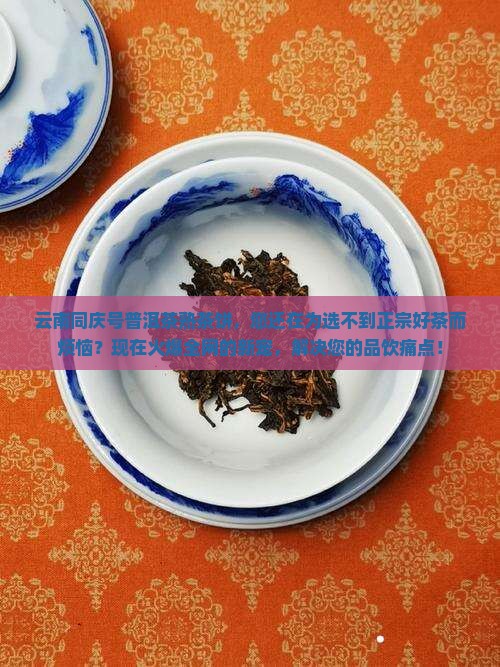 云南同庆号普洱茶熟茶饼