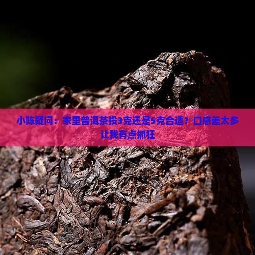投茶量对普洱茶的影响
