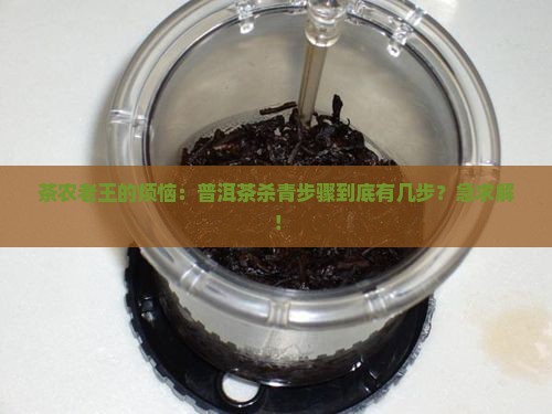 普洱茶工艺流程杀青