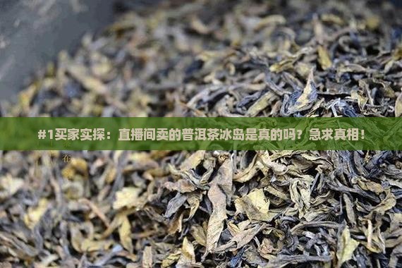 直播间卖的普洱茶冰岛是真的吗