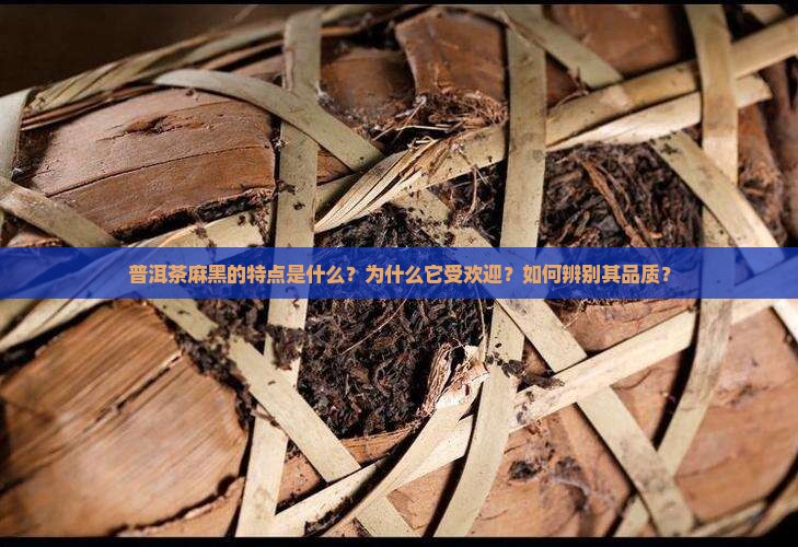 普洱茶麻黑的特点